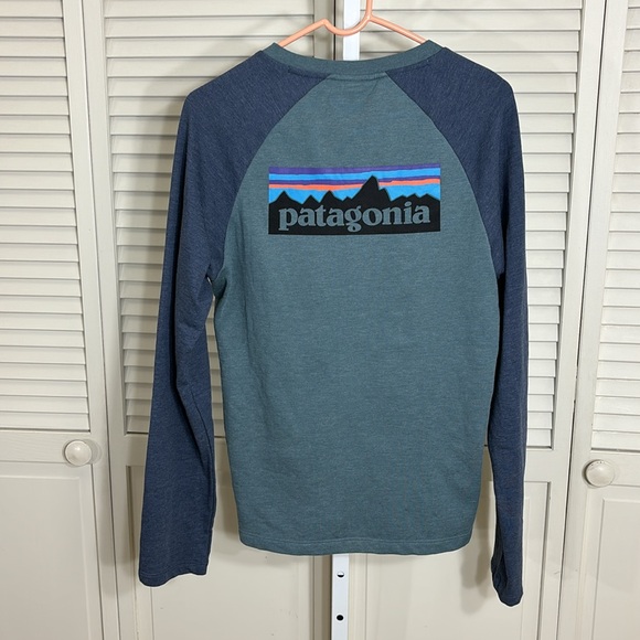 PATAGONIA Men's P - 6 Logo Lightweight Crew Fleeced Sweatshirt Small - Picture 6 of 11